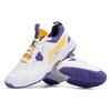 Li Ning Ace V Коллекция Амортизация Скольжение Устойчивость к истиранию Низкие Бадминтонные Кроссовки Унисекс Белый Фиолетовый AYTT001-4
