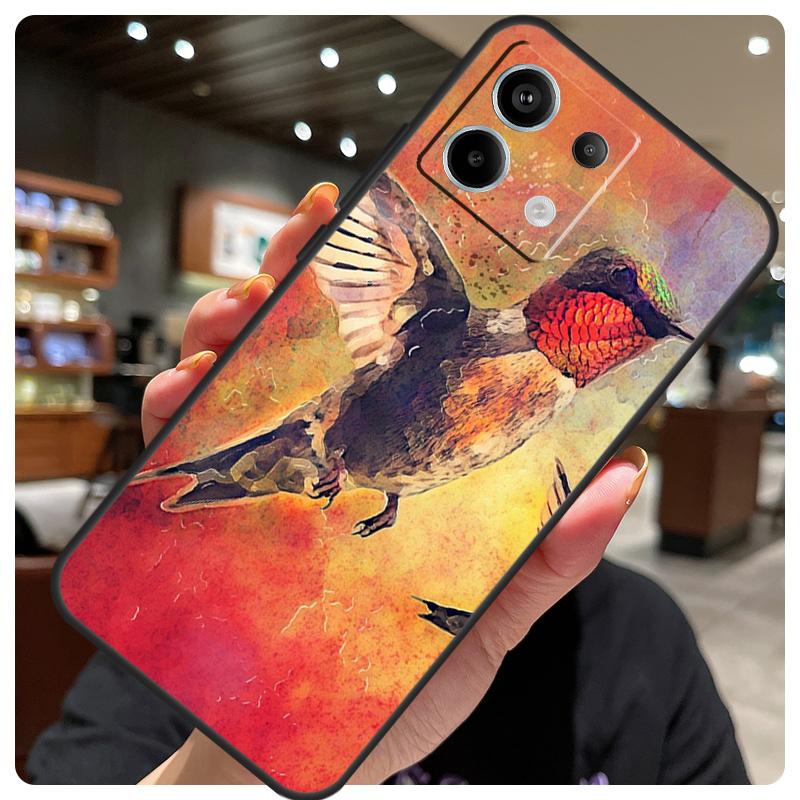 Чехол Колибри для Xiaomi Redmi Note 14 10 11 12 13 15 Pro Plus Чехол для Redmi 15 15C 14C 10C 12C 13C