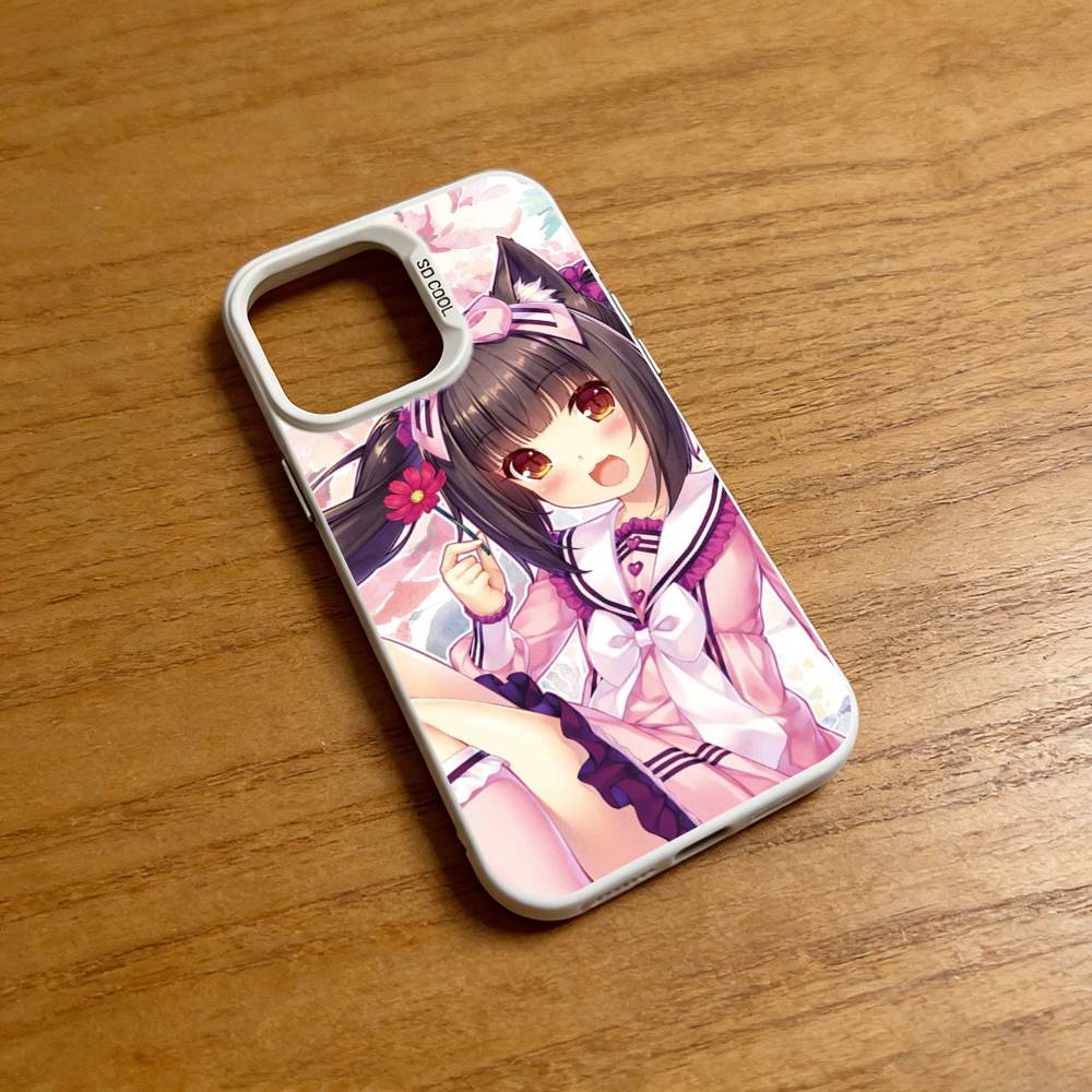 Чехол для телефона N-Nekopara-S Chocola Vanilla для iPhone 17 16 Pro Plus 15 14 13 12 11 Max Mini X XS Силиконовый ударопрочный чехол