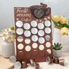 Home Wooden Heart-shaped Coffee Stand, Coffee Bar Decoration Ornament, Wooden Coffee Capsule Storage Display Rack