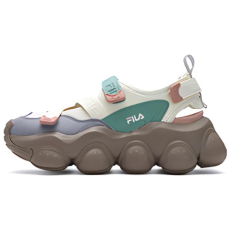 Fila Fragola Клубничные Туфли Модные Трендовые Удобные Универсальные Пляжные Сандалии Женские Сандалии Белый Серый Фиолетовый F12W421402FAD