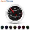 Dynoracing 2 дюйма, 52 мм, 12 В, турбо-указатель наддува, 7 цветов, указатель наддува с шаговым двигателем