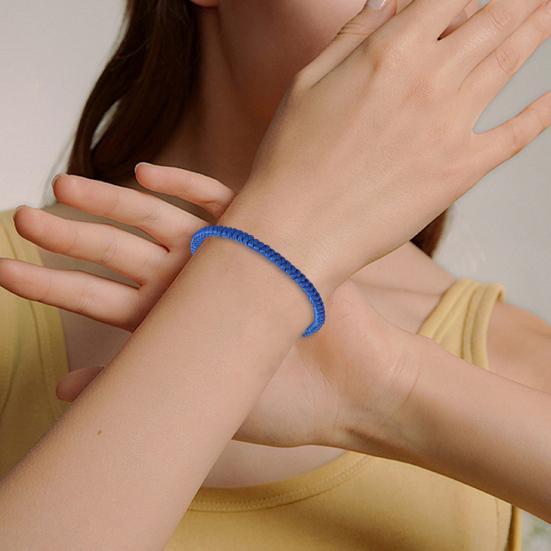 1/2/5/8/10 шт. Синие плетеные браслеты регулируемого размера, ручная работа, значимая связь, синие плетеные браслеты дружбы