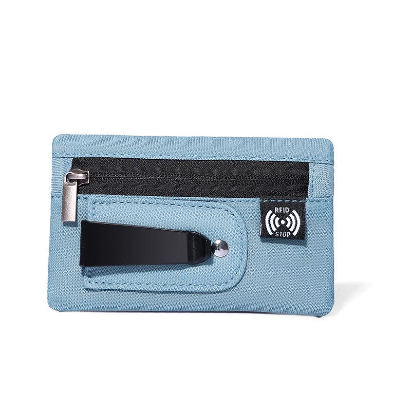 RFID Защитная поясная сумка от краж: Скрытый кошелек для монет и держатель для карт для путешествий на открытом воздухе