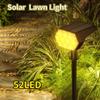 Solar Lights Outdoor Waterproof 52LED 3 Lighting Modes Solar Powered Garden Yard Spot Light For Outdoor Landscape Decor