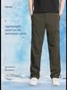 Men's Plus Velvet Thick Winter Cargo Pants - Loose, Multi-Pocket, Windproof, Waterproof, Quick-Drying.
