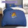 Real Sociedad Pattern Bedding Quilt Set  Home Decoration  Gift (1 * duvet cover + 2 * pillowcase  without core)