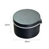 With Lid Round Candle Container Black Silver Color Empty Storage Can  Massage Cream