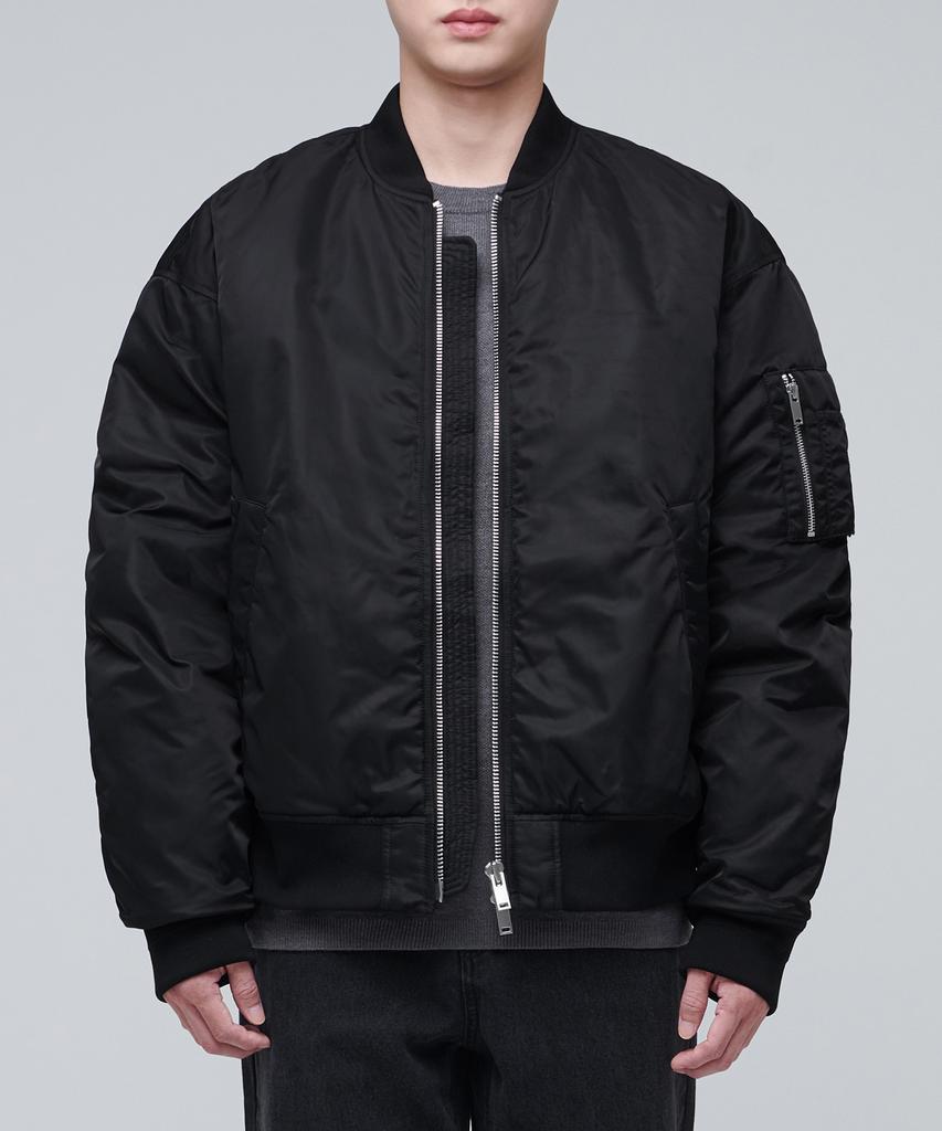 Musinsa Standard Oversized Ma-1 Bomber Jacket [Black]