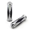 7/8" 22mm Skull Diamond Style Hand Grips for Harley Davidson Motorcycle Parts Chromed