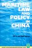 Книга Maritime Law and Policy In China