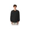 Uniqlo Серия U SS24 Однотонная базовая футболка с длинным рукавом Мужские топы Черный 465193-09