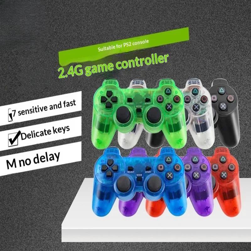 Беспроводной Геймпад Для Контроллера Ps2 Для Консоли Playstation 2 Джойстик 2.4G Двойная Вибрация Ударопрочный Joypad Usb Игровой для ПК