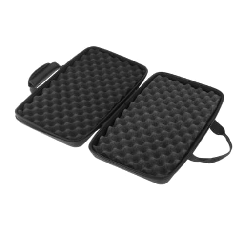 Vsenkes DJ Controller Case, Hard Case with Portable Handle, EVA Carrying Case with Sponge, Waterproof and Portable Storage Bag, 40cm X 25cm X 7cm