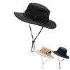 Wide Brim Hiking Hats UV Protection Sun Hat Fashion Panama Cap