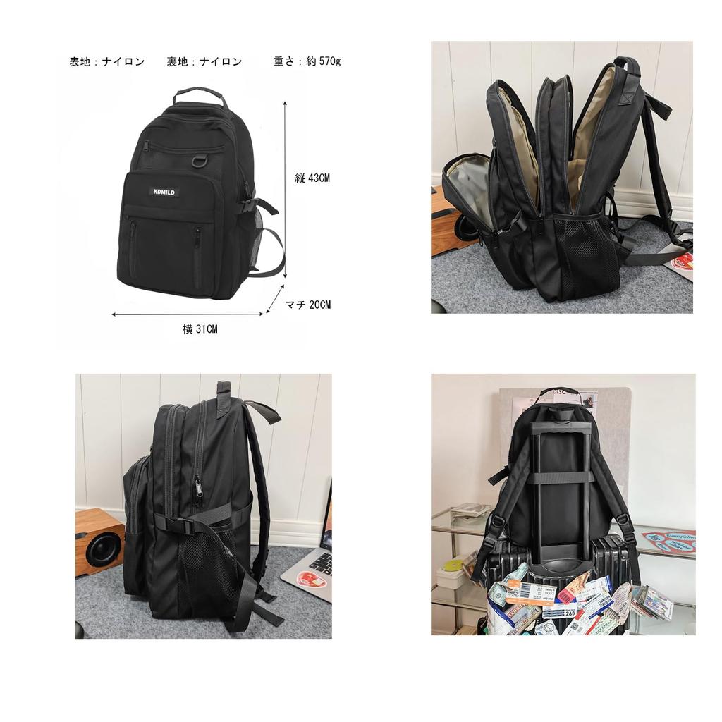 Корейский рюкзак для большого рюкзака для средней школы, мужской и повседневный рюкзак [ZESU] для школы, вместимость, мужской рюкзак, для студентов, женщин,