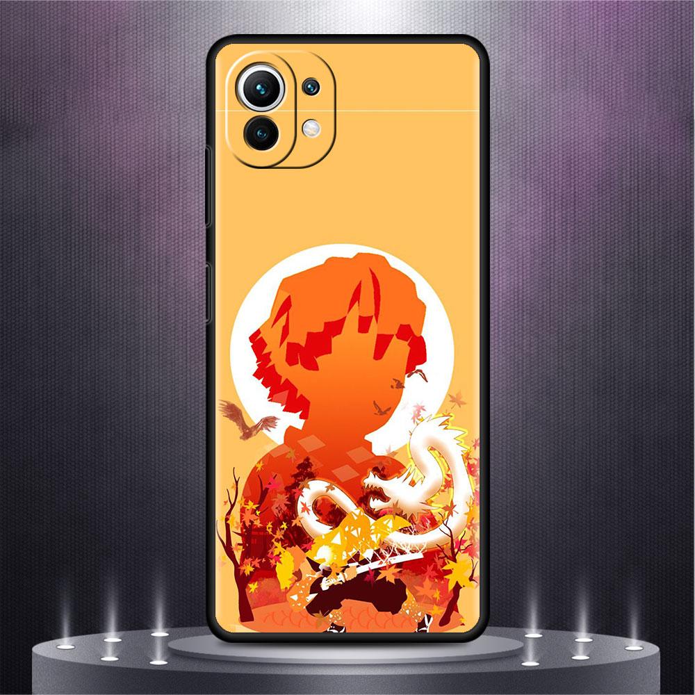 Чехол для Xiaomi Mi Poco X3 X4 NFC M3 Mi 11 11T 10 T 9T 12 9 10T Lite силиконовый чехол для телефона Demon Slayer Anime