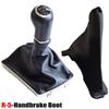 Подходит для VAUXHALL OPEL ASTRA III H 1.6 2004-2010 Ручная 5 6-ступенчатая Ручка рычага переключения передач Переключатель с кожаным пылезащитным чехлом