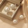 Niche High-End Korean Pearl Stud Earrings Light Luxury Women'S Earrings Versatile Retro Earrings Earrings~