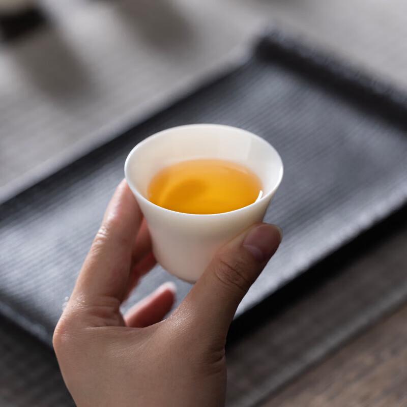 Chaxun Mutton Fat Jade White Porcelain Gongfu Tea Set