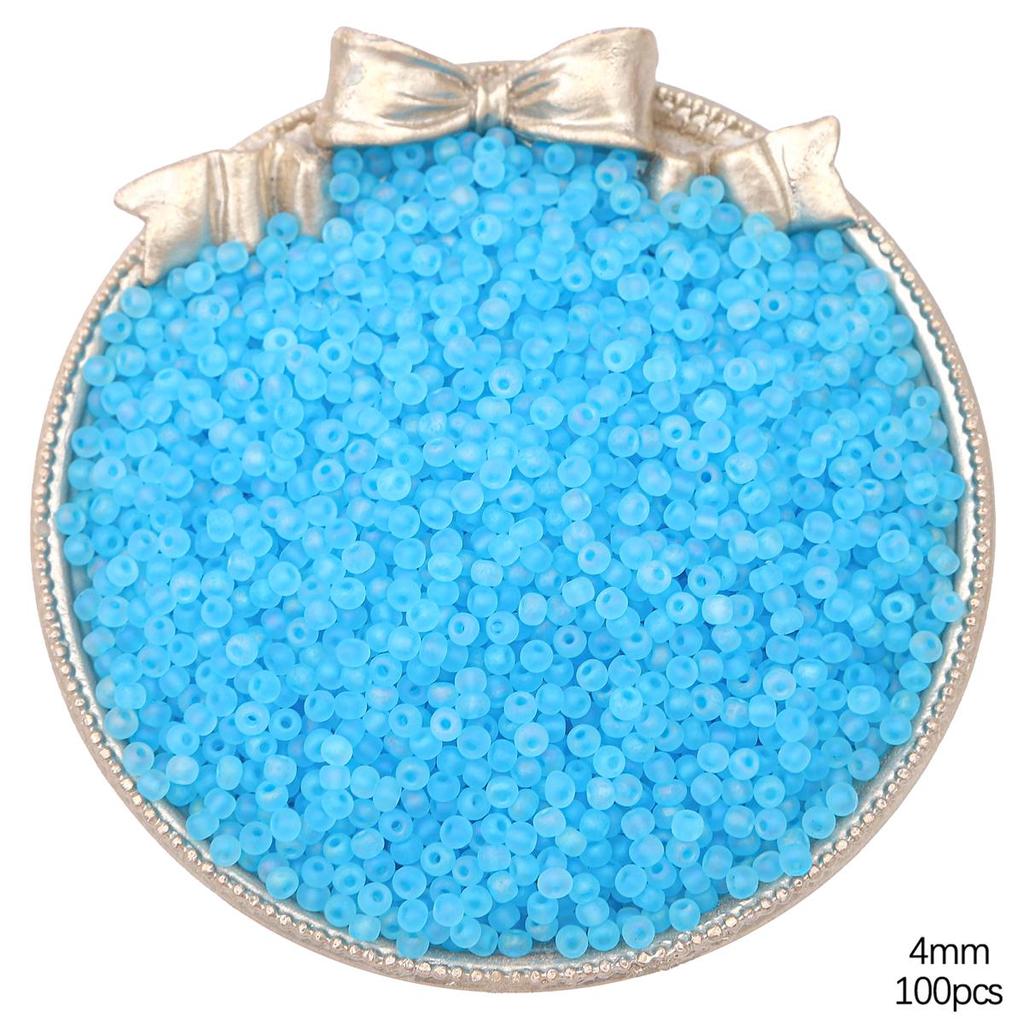 Высококачественные матовые стеклянные бусины-бисер разных цветов для изготовления украшений своими руками