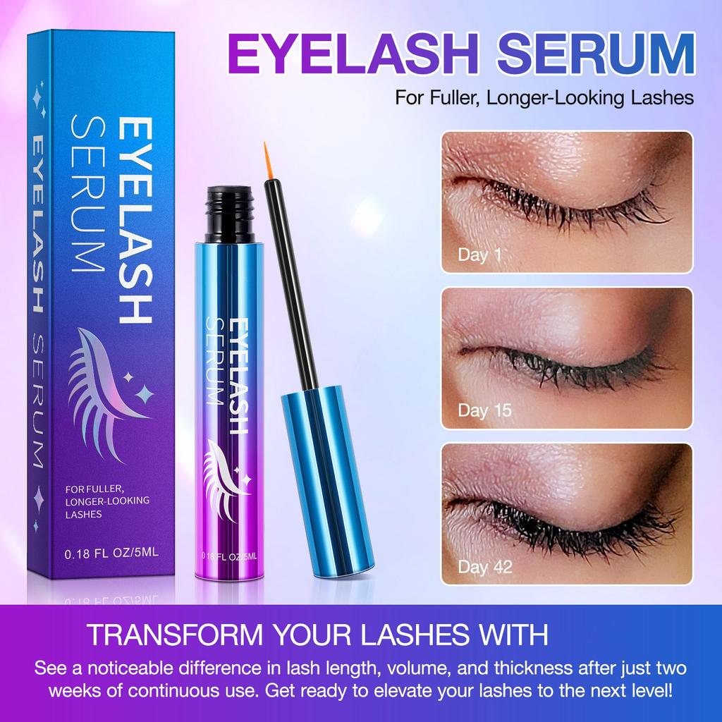 Eyelash Lengthening Liquid Long And Thick Gentle And Non-irritating, Natural Lengthening Eyelash Liquid 5ml