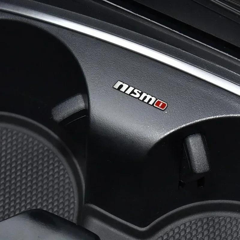 Значки на автомобиль, наклейки в салон для Nissan Nismo Логотип Qashqai J11 J12 Teana Altima Ariya Juke Murano Micra Kicks X-trail T32 T31