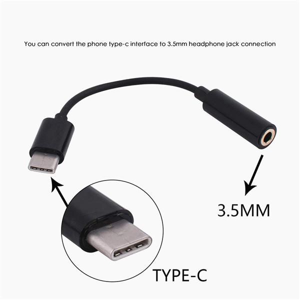 USB-аудиоперемычка типа C, максимальный адаптер для телефона, гнездо типа C, адаптер для зарядки AUX