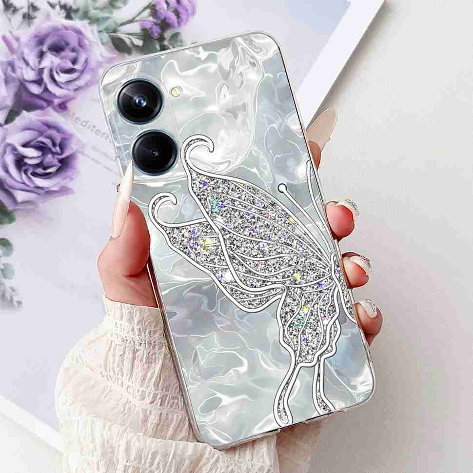For Realme 10 Pro 5G 6.72" Case New Popular Flower Pattern Soft Silicone TPU Cover For Oppo Realme 10Pro 5G RMX3663 Bumper Shell