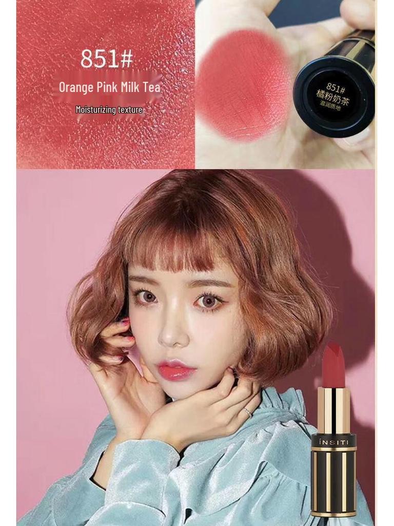 Yishiting Lip Love Moisturizing Matte Lipstick - High Pigment in Berry, Burgundy, Orange, Pink