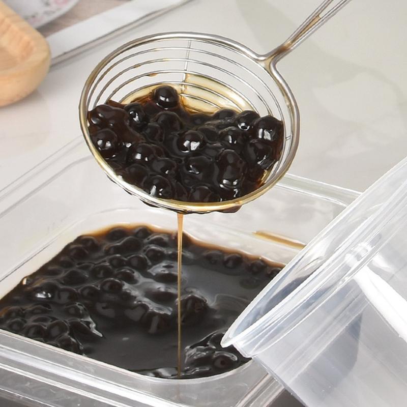 Ложка для тапиоки, Сито для тапиоки, Сито для боба, Нержавеющая сталь, Принадлежности для молочного чая, Стальная кухонная подвесная утварь