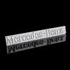 UKY5   3D ABS Mercedes Benz Logo Car Body Side Badge Body Rear Trunk Sticker For Mercedes Benz B/C/E/S Class A Class C200L GLC GLK CLA