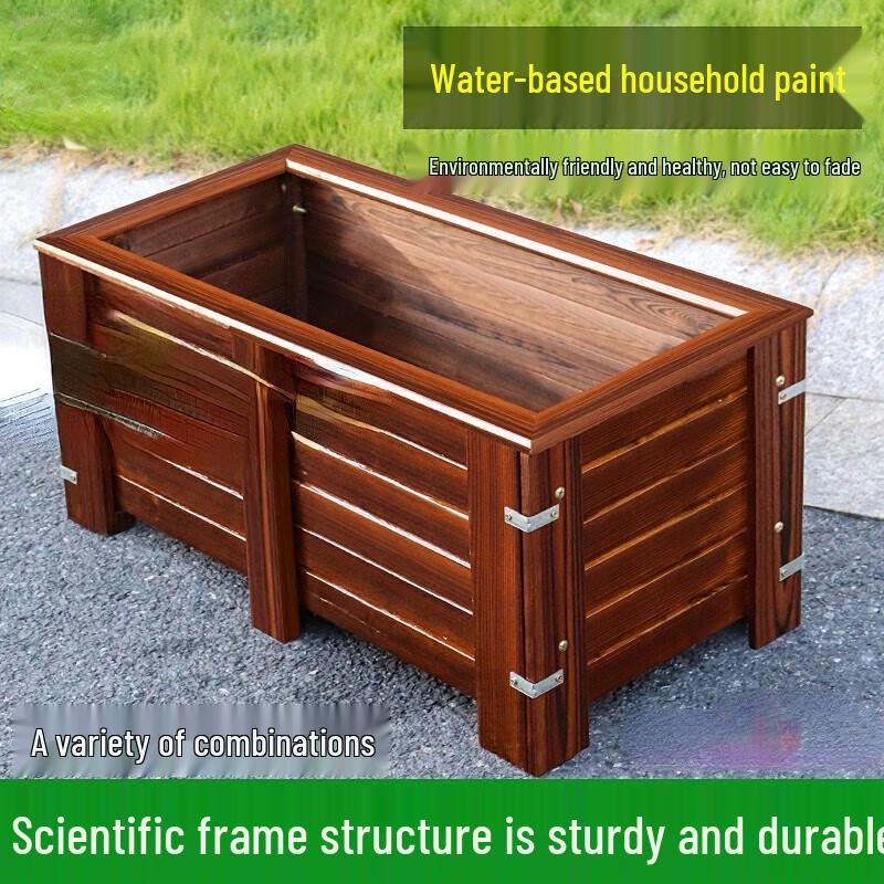 Maididuo Outdoor Preservative Wood Planter Box