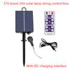 Solar String Light Control Box Kit 1200mAh Lithium Battery Panel for 3.7V 24V LED String Lamp DC Charging With Remote Control
