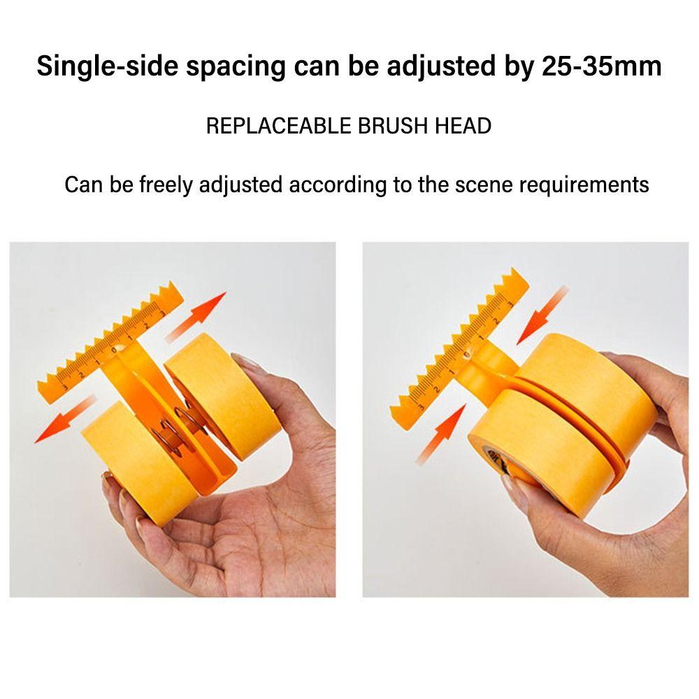 Инструменты для красивого шва Вспомогательный инструмент Аппликатор малярного скотча Регулируемая машина для наклейки текстурированной бумаги