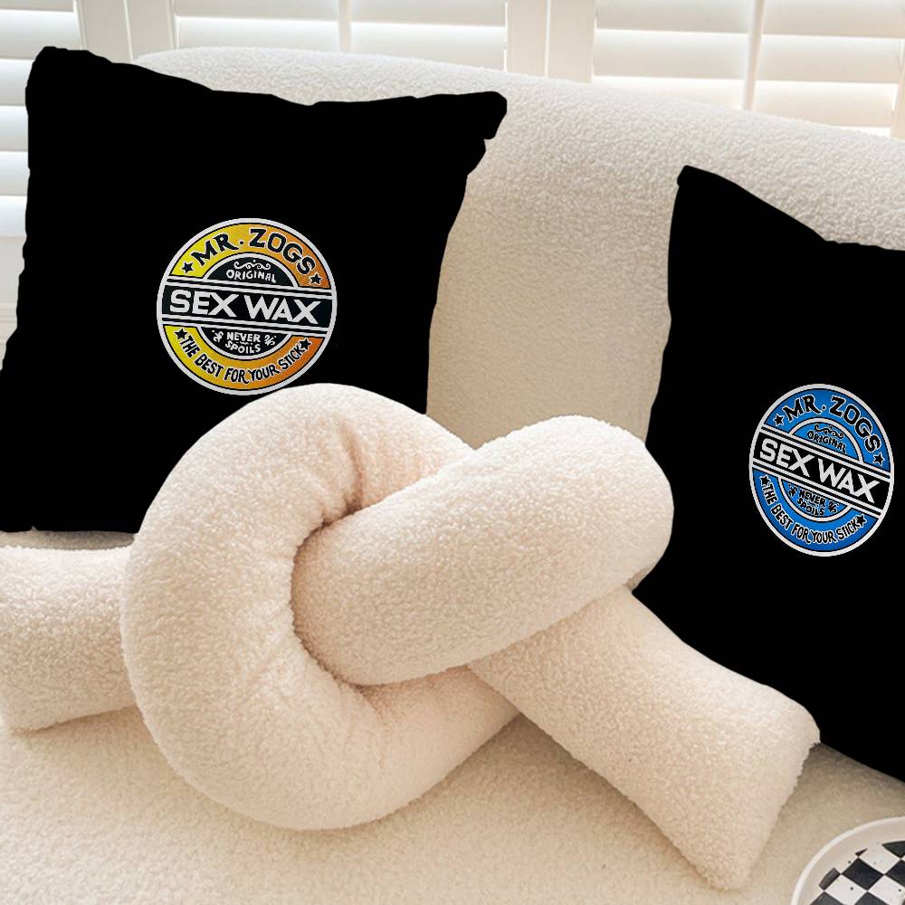 Mr Zogs Surfing Sexs W-Wax Cushion Cover Pillowcase Upholstery Sofa Throw Pillow Home Decor Pillowcas