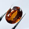 NATURAL Orange Sapphire Oval Cut 10.5 Ct Ring Size Loose Gemstone CERTIFIED An-435-k