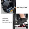 1 Pair Nylon Bicycle Pedal Straps Foot Strap Belt Adhesive Bicycle Pedals Toe Clip Fixed Gear Road Bike Parts MTB Accessories