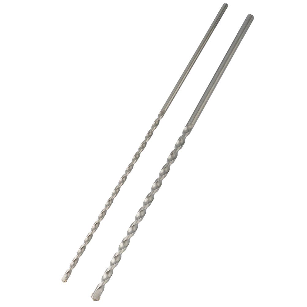 Drill Bit Set 300mm Long Masonry Concrete Impact Drill Bit Alloy Triangle Shank 6 8 10 12 16mm Drill For Masonry Light Concrete