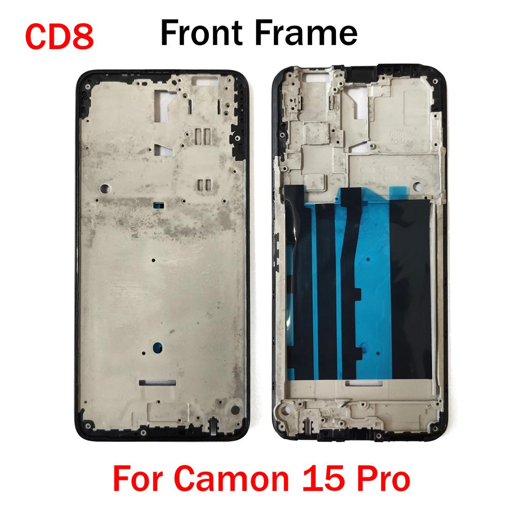 Middle Frame For Tecno Camon 15 16 18 20 30 Pro Premier LCD Front Frame Housing Bezel Repair Parts