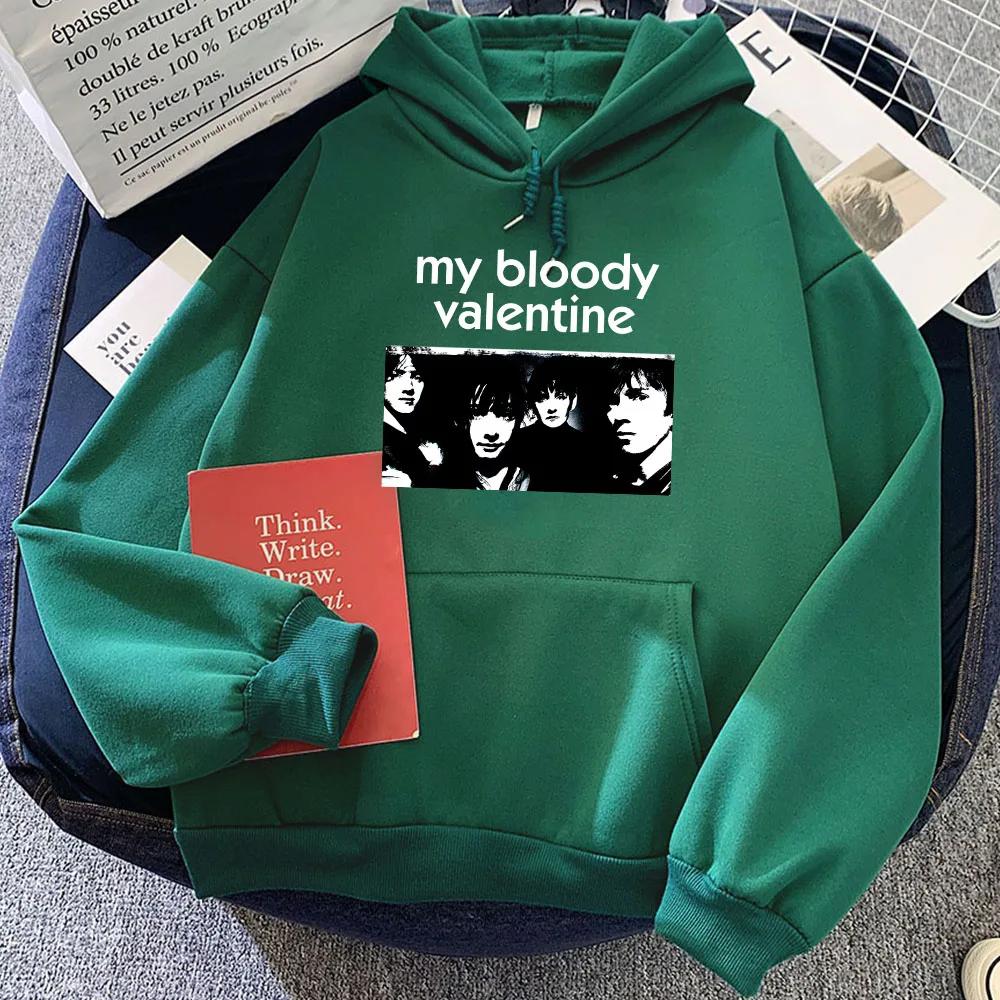 Худи Rock Band My Bloody Valentine Женская одежда Толстовки Мягкие толстовки с капюшоном Одежда с длинным рукавом