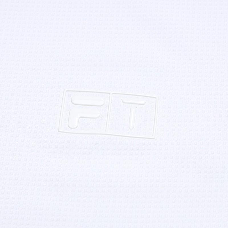 Fila Серия Гольф Простая Повседневная Футболка-поло с коротким рукавом Мужские топы A11M635131F-WT