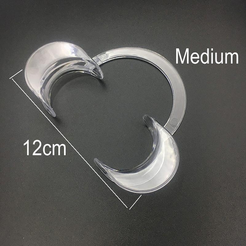 3Pcs Dental C Shape Lip Cheek Retractors Plastic Mouth Opener Dentistry Tools