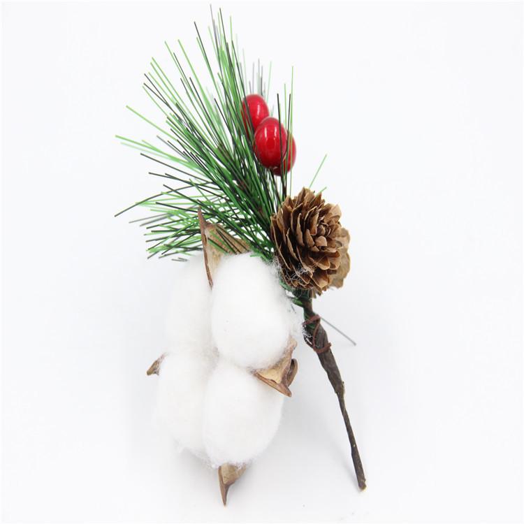 Snowflake Jute Rope & Red Berry Christmas Bouquet DIY Wreath Accessories