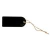 Etiquette Tags Slate Rectangle Black 7 Cm 3 Pieces