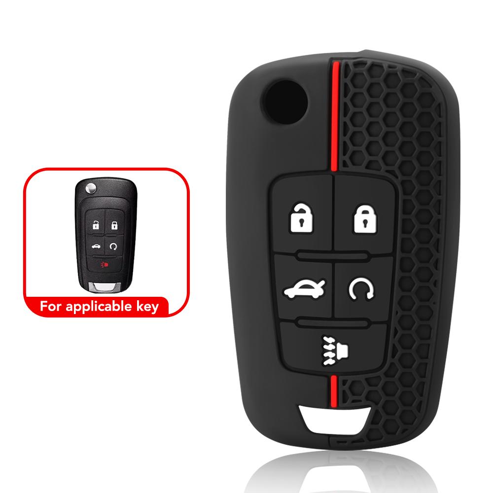 Чехол для смарт-ключа автомобиля, держатель для брелока Chevrolet Malibu Cruze Spark Opel Vauxhall Astra J Corsa DE, силикон