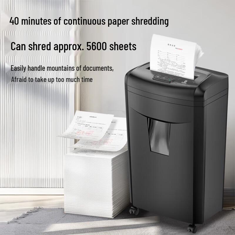 Comet S-G640 High-Speed Cross-Cut Office Shredder CN plug (adapter included)