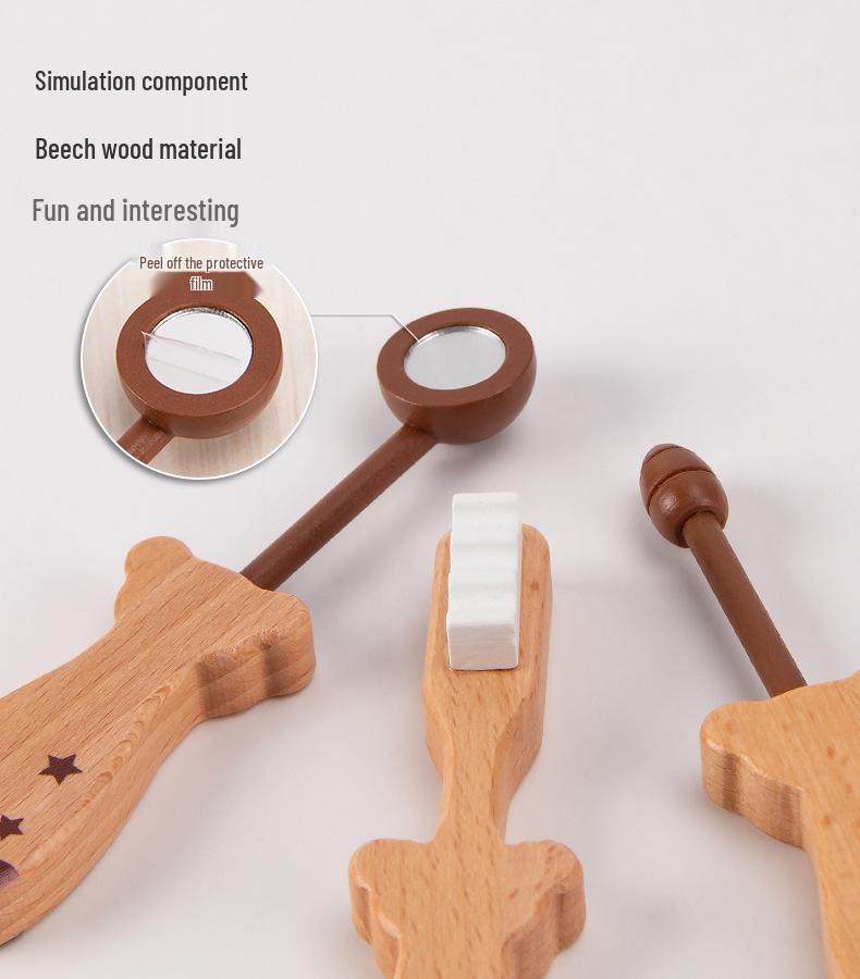 Детский набор для ролевых игр «Стоматолог»: Образовательная игрушка «Чистка зубов и удаление зубов» для будущих маленьких врачей
