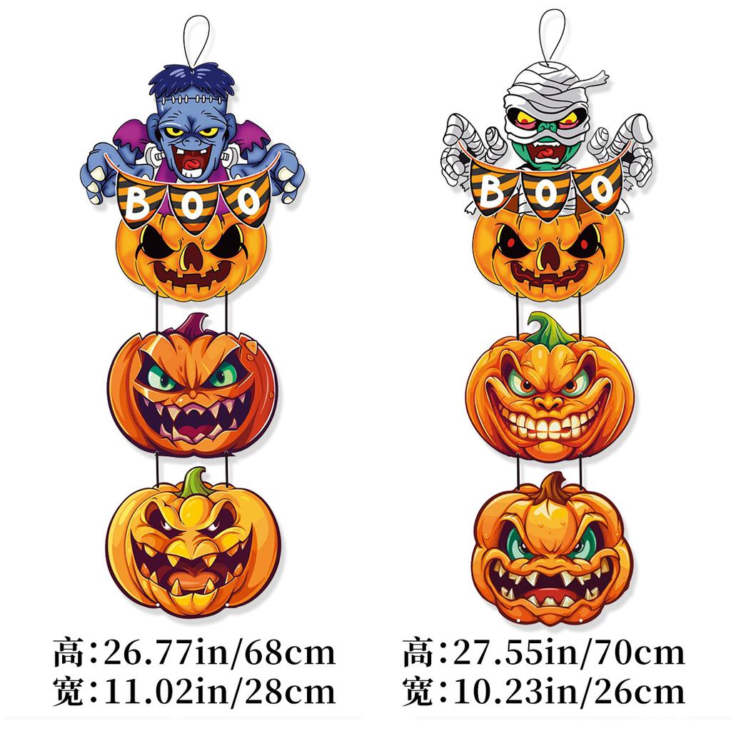 Хэллоуин Имитация Дерева Номер Дома Дом с Привидениями Атмосфера Ужаса Декорация Ведьма Призрак Тыква Объявление