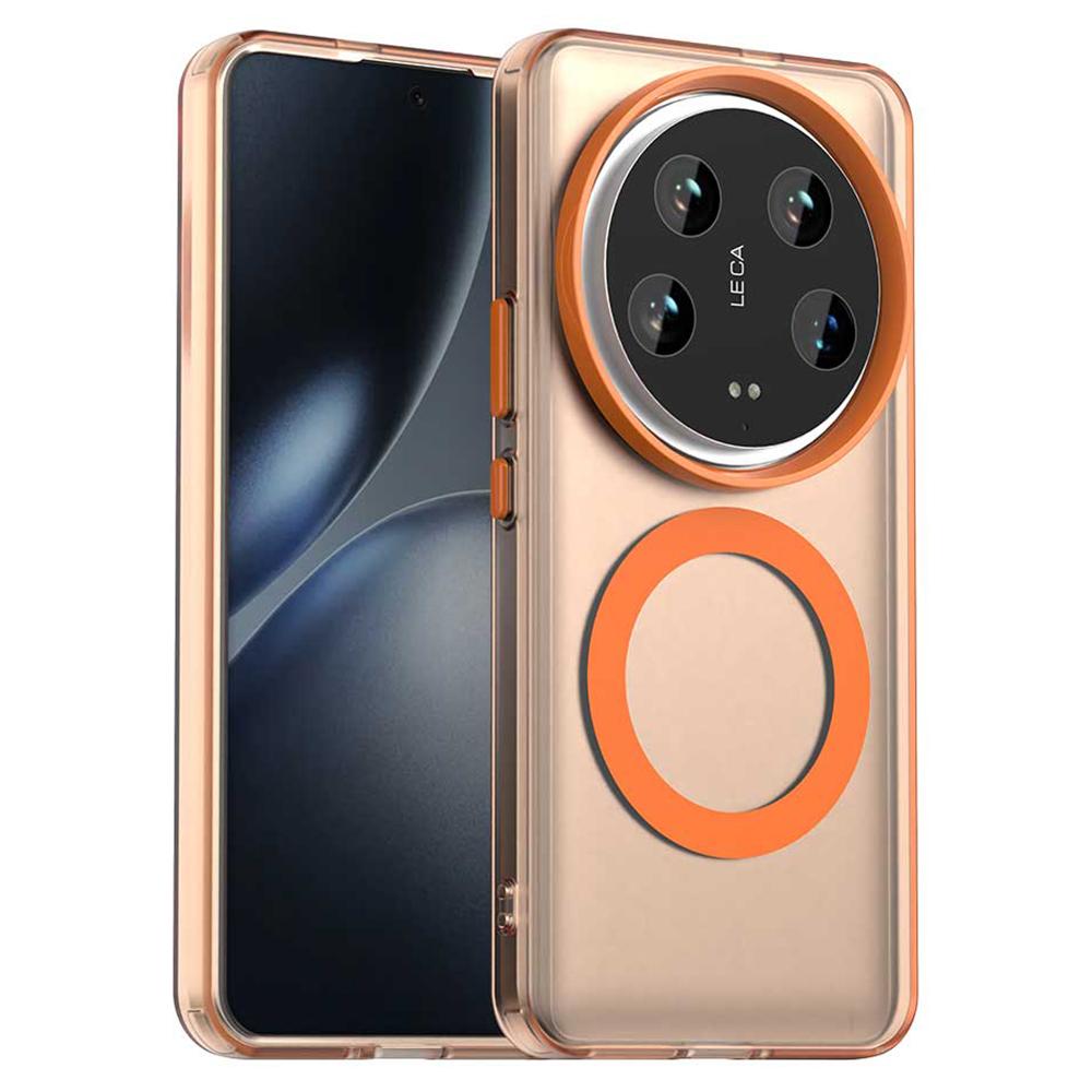 For Xiaomi 14 Ultra Case Compatible with MagSafe PC+TPU+PET Anti-Drop Phone Cover